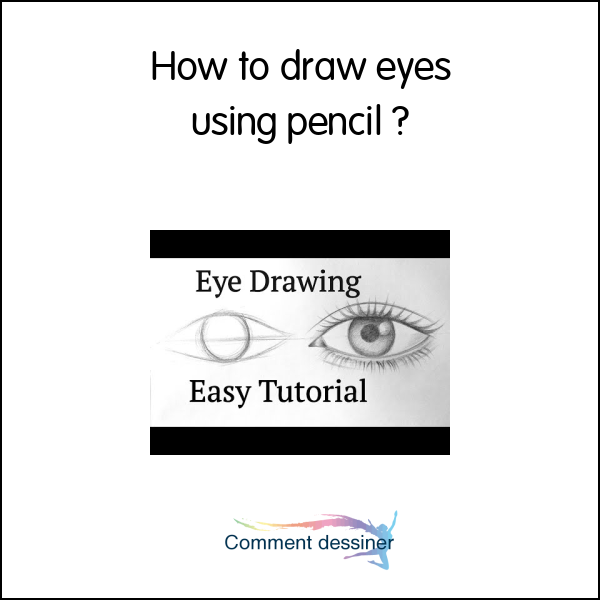 How to draw eyes using pencil
